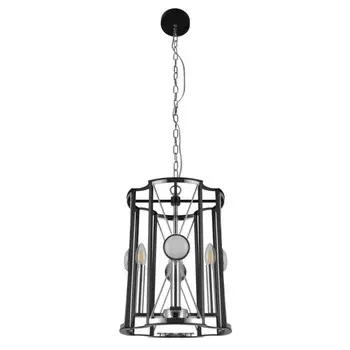 Светильник подвесной Crystal Lux, Tandem 3150/204, E14, 4х60 Вт, 41х32х32 см, цвет хром