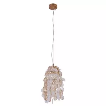 Светильник подвесной Crystal Lux, Tenerife 3180/103, G9, 3х40 Вт, 40х23х23 см, цвет золотой