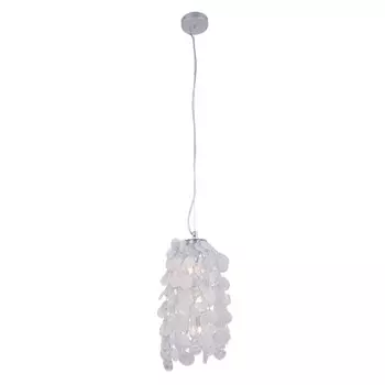 Светильник подвесной Crystal Lux, Tenerife 3181/103, G9, 3х40 Вт, 40х23х23 см, цвет серебро