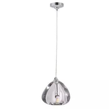 Светильник подвесной Crystal Lux, Verano 3712/201, G9, 1х15 Вт, 11х12х12 см, цвет хром