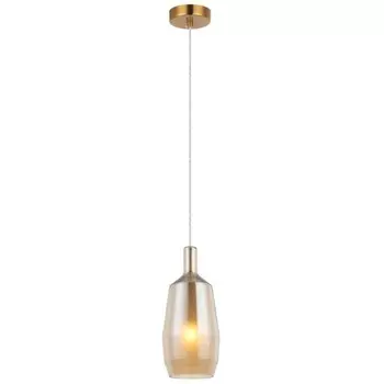 Светильник подвесной Еladin 1xЕ27 40Вт, размер 14x14x35,5-185 см, цвет бронза