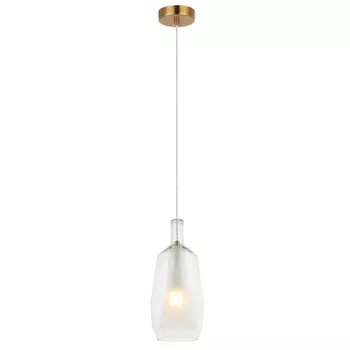 Светильник подвесной Еladin 1xЕ27 40Вт, размер 14x14x35,5-185 см, цвет бронза