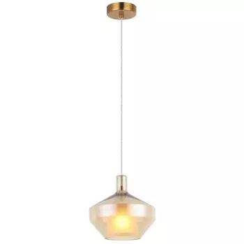 Светильник подвесной Еladin 1xЕ27 40Вт, размер 20x20x22,5-172 см, цвет бронза