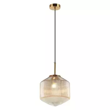 Светильник подвесной Elton 1xE27 40Вт, размер 25x25x36-150 см, цвет бронза