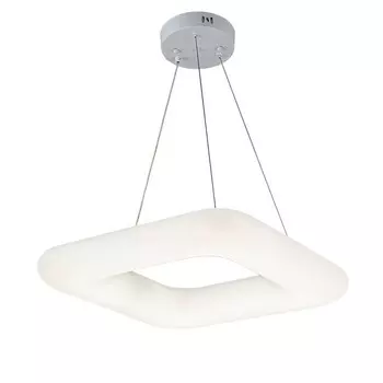 Светильник подвесной Escada, 10259/1LED. 1х45Вт, LED, 3200Лм, 3000-6500К, 460х460х130/1200 мм, цвет белый