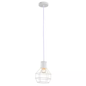 Светильник подвесной Escada, 1129/1S (White). 1х60Вт, E27, 150х150х1100 мм, цвет белый