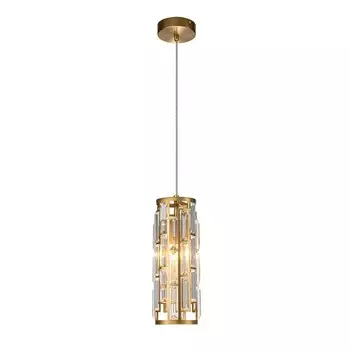 Светильник подвесной Escada, 2101/1S Gold. 1х60Вт, E27, 120х120х315/1715 мм, цвет золото