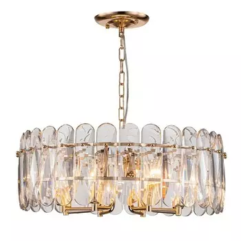 Светильник подвесной Escada, 2114/8S Gold. 8х40Вт, E14, 520х520х520 мм, цвет золото