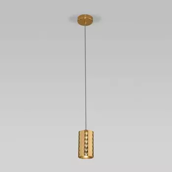 Светильник подвесной Eurosvet Bonaldo 50247/1 LED, 7 Вт, 4200К, 722Лм, 70х70х1450 мм, цвет золото