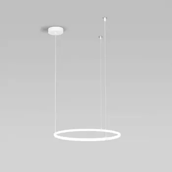 Светильник подвесной Eurosvet Float 90284/1, LED, 37 Вт, 3300/4200/6500К, 2730Лм, 660х600х1000 мм, пульт ДУ, цвет белый