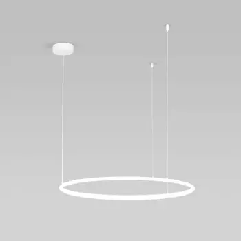 Светильник подвесной Eurosvet Float 90285/1, LED, 56 Вт, 3300/4200/6500К, 4200Лм, 960х900х1000 мм, пульт ДУ, цвет белый