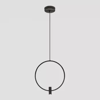 Светильник подвесной Eurosvet Layla 50257/1 LED, 6.2 Вт, 4000К, 300Лм, 346.5х346.5 мм, цвет чёрный