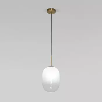 Светильник подвесной Eurosvet Loona 60161/1, E14, 1х40Вт, 180х180 мм, цвет латунь