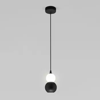 Светильник подвесной Eurosvet Polar 50250/1 LED, GU10, 1х40Вт, 4200К, 208Лм, 100х100х1500 мм, цвет чёрный