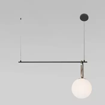 Светильник подвесной Eurosvet Riche 70143/1, E27, 1х40Вт, 950х200х1160 мм, цвет латунь, чёрный