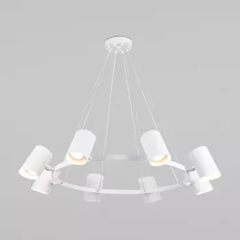 Светильник подвесной Eurosvet Splay 70147/8, GU10, 8х60Вт, 850х850 мм, цвет белый
