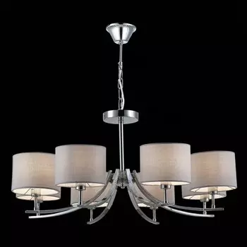 Светильник подвесной Evoluce. SLE105303-08. Linda. 8х40 Вт, E14, 77х77х71 см, цвет хром