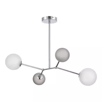 Светильник подвесной Evoluce. SLE1107-103-04. Malte. 4х5 Вт, G9, 4000K, 65х38х54 см, цвет хром