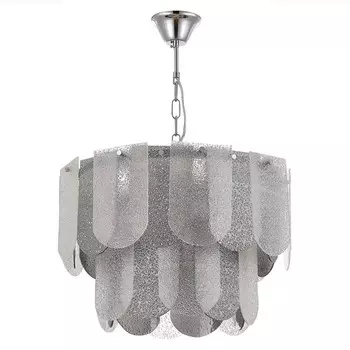 Светильник подвесной Evoluce. SLE1125-103-07. Erzo. 7х40 Вт, E14, 48х48х32,5 см, цвет хром