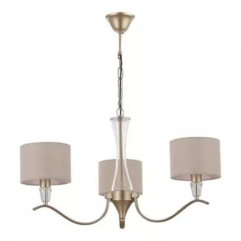 Светильник подвесной Evoluce. SLE1126-203-03. Cassia. 3х40 Вт, E14, 68х68х39 см, цвет шампань