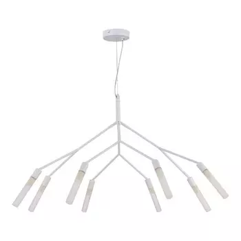 Светильник подвесной Evoluce. SLE1129-503-08. Kaito. 8х5 Вт, G9, 4000K, 79х79х100 см, цвет белый