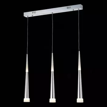 Светильник подвесной Evoluce. SLE200113-03. Orpelo. 3х7 Вт, LED, 3000K, 1806 Lm, 5х58х44 см, цвет хром