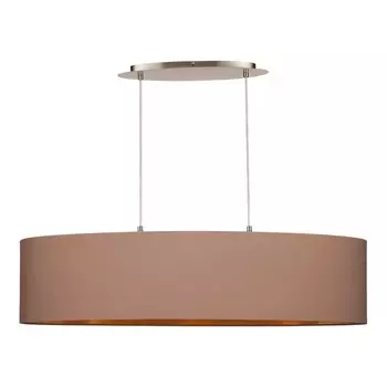 Светильник подвесной Evoluce. SLE300553-03. Brescia. 3х40 Вт, E27, 75х22х22 см, цвет никель