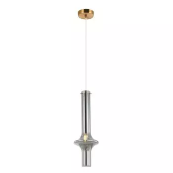 Светильник подвесной Glaso 1xЕ14 40Вт, размер 16x16x52,5-150 см, цвет бронза