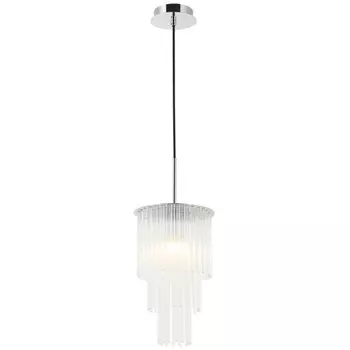 Светильник подвесной Imposio 1xE14 40Вт, размер 20x20x49-150 см, цвет хром