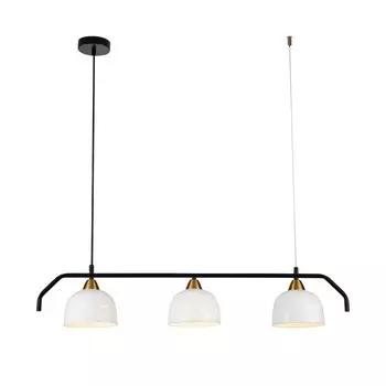 Светильник подвесной Indigo, 10005/3PL Black. 3х40Вт, E27, 900х150х180/1720 мм, цвет белый