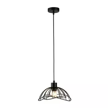 Светильник подвесной Indigo, 10012/A/1P Black. 1х40Вт, E27, 250х250х205/1700 мм, цвет чёрный