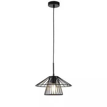 Светильник подвесной Indigo, 10016/1P Black. 1х60Вт, E27, 305х305х295/1715 мм, цвет чёрный