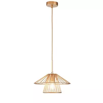 Светильник подвесной Indigo, 10016/1P Gold. 1х60Вт, E27, 305х305х295/1715 мм, цвет золотой