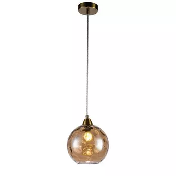 Светильник подвесной Indigo, 11003/1P Cognac. 1х40Вт, E14, 200х200х255/1771 мм, цвет коньячный