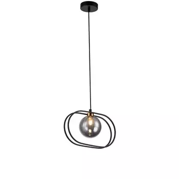 Светильник подвесной Indigo, 11017/1P Black. 1х25Вт, G9, 300х120х205/1740 мм, цвет дымчатый