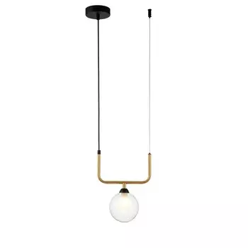 Светильник подвесной Indigo, 11021/1P Clear. 1х25Вт, G9, 218х120х320/1820 мм, цвет матовый белый, прозрачный