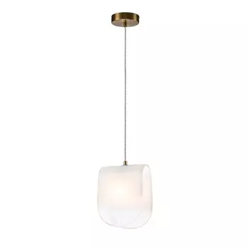 Светильник подвесной Indigo, 11035/1P White. 1х40Вт, E14, 170х90х235/1735 мм, цвет белый/прозрачный