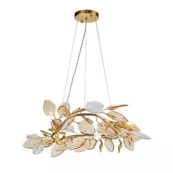 Светильник подвесной Indigo, 11043/6P Amber. 6х20Вт, G9, 600х600х225/1500 мм