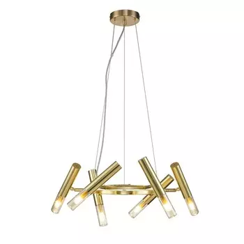 Светильник подвесной Indigo, 13006/6P Gold. 6х28Вт, G9, 480х480х255/1365 мм