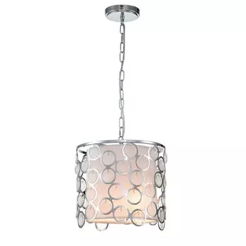 Светильник подвесной Indigo, 13010/3P Nickel. 3х60Вт, E14, 350х350х335/1200 мм, цвет белый