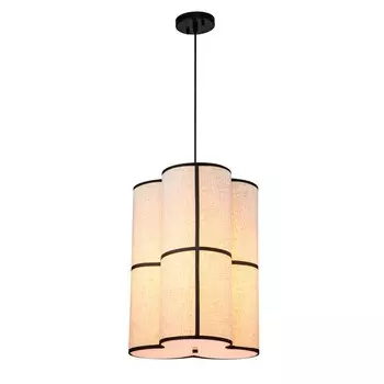 Светильник подвесной Indigo, 13019/A/3P Black. 3х60Вт, E27, 600х600х720/2220 мм, цвет бежевый