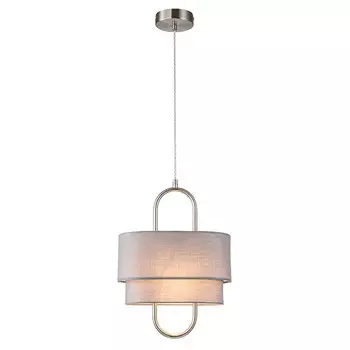 Светильник подвесной Indigo, 13024/1P Nickel. 1х40Вт, E14, 280х165х500/1650 мм, цвет серый