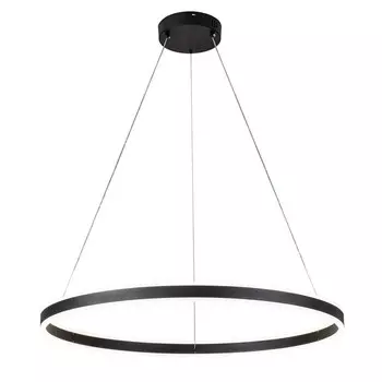 Светильник подвесной Indigo, 14001/1P Black. 1х123Вт, LED, 4680Лм, 3000-5700К, пульт ИК, 800х800х100/1240 мм, цвет белый