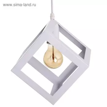 Светильник BayerLux Подвес «Квадрат» 140 Вт E27 белый 1616116 см