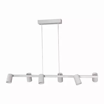 Светильник подвесной Mantra Sal, GU10, 6х10Вт, 1010х160х160 мм, цвет белый