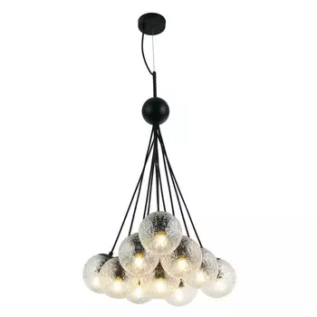 Светильник подвесной Marisa 10xE27 40Вт, размер 45x45x83,5-150 см, цвет чёрный