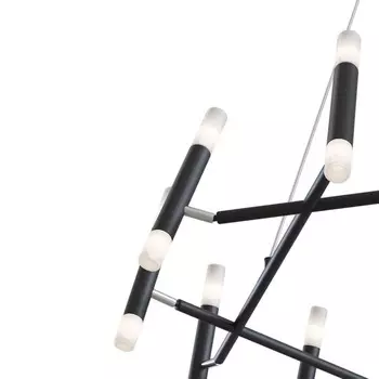 Светильник подвесной Maytoni MOD031PL-24B, 24хG9, 25Вт, 99,5х99,5х150 см, цвет чёрный