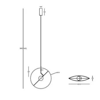 Светильник подвесной Maytoni MOD154PL-L6W3K, 2хLED, 14Вт, 45х12х280 см, 950Лм, цвет белый