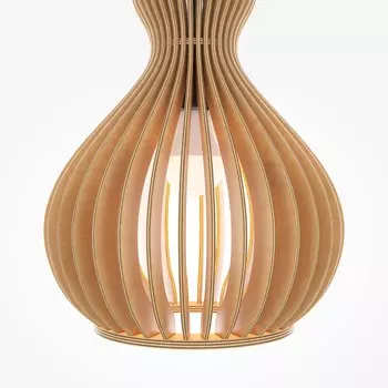 Светильник подвесной Maytoni MOD192PL-01W1, 1хE27, 40Вт, 30х30х342,5 см, цвет чёрный