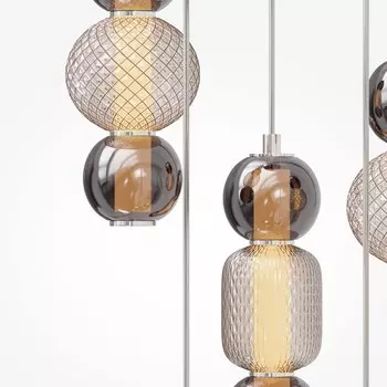 Светильник подвесной Maytoni MOD273PL-L80CH3K, LED, 80Вт, 43х43х335,4 см, 9300Лм, цвет хром